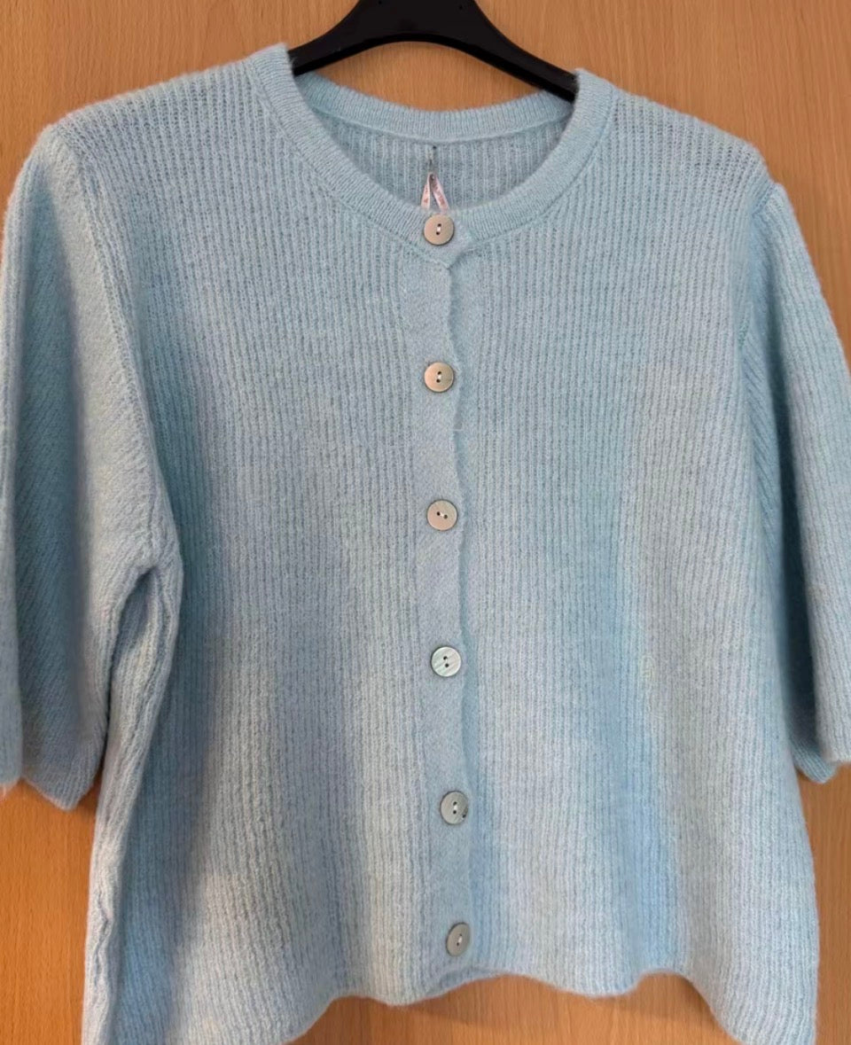 Kurzarm Strickjacke ,,HONEY´´